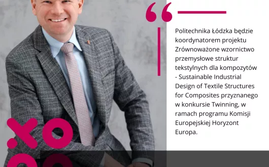 Profesor Marcin Barburski - dotacja dla włókiennictwa