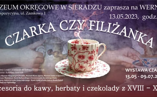 Czarka czy filiżanka - zaproszenie na wystawę