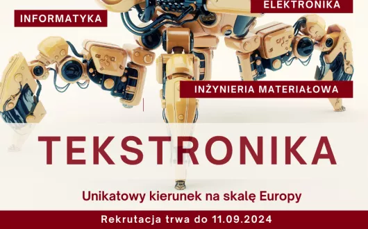 NOWOŚĆ – Tekstronika. Zapisy na studia do 11.09.2024