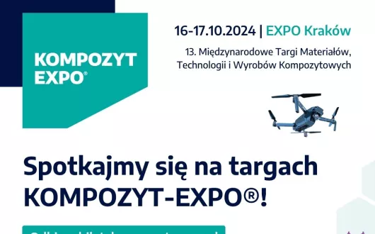 Zaproszenie na Targi KOMPOZYT-EXPO® - 16-17.10.2024, Kraków