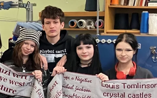 Wizyta uczniów Zespołu Szkół Zawodowych Przemysłu Mody w Łodzi