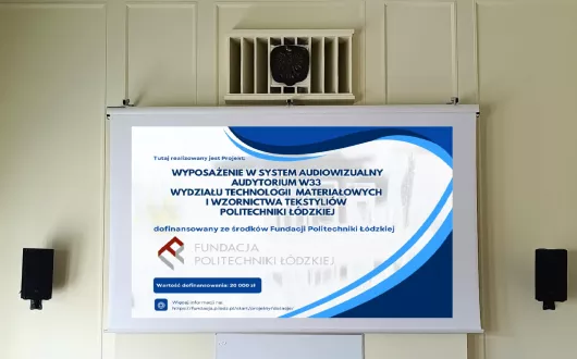 Zakończenie projektu dofinansowanego przez Fundację PŁ