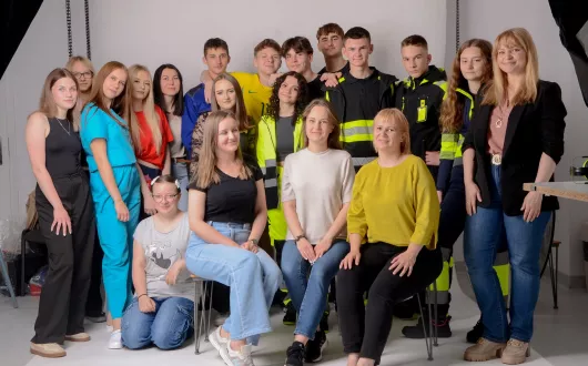 wizyta uczniów Zespołu Szkół nr 2 im. Jana Długosza z Wielunia