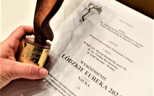 Nagroda Łódzkie Eureka 2024 dla Wydziału Włókiennictwa i Wzornictwa PŁ