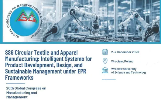 Sesja naukowa ”Circular Textile and Apparel Manufacturing”