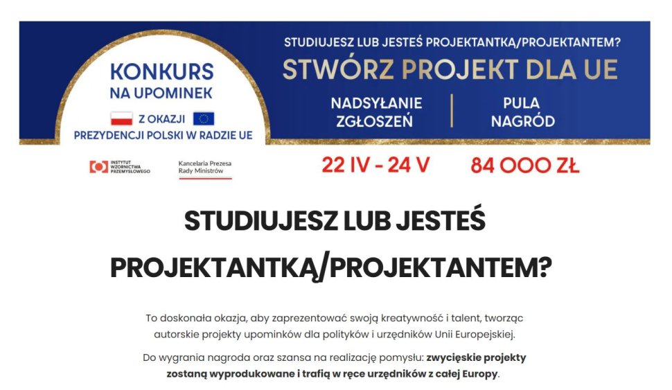 Konkurs dla projektantów na upominki dla VIP-ów UE