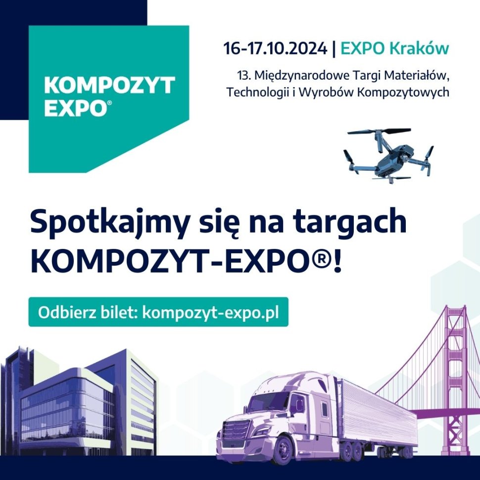 Zaproszenie na Targi KOMPOZYT-EXPO® - 16-17.10.2024, Kraków