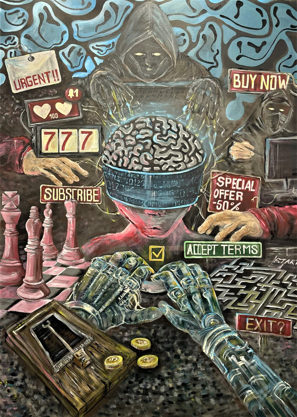 Zaproszenie na wystawę NA STYKU ŚWIATÓW.