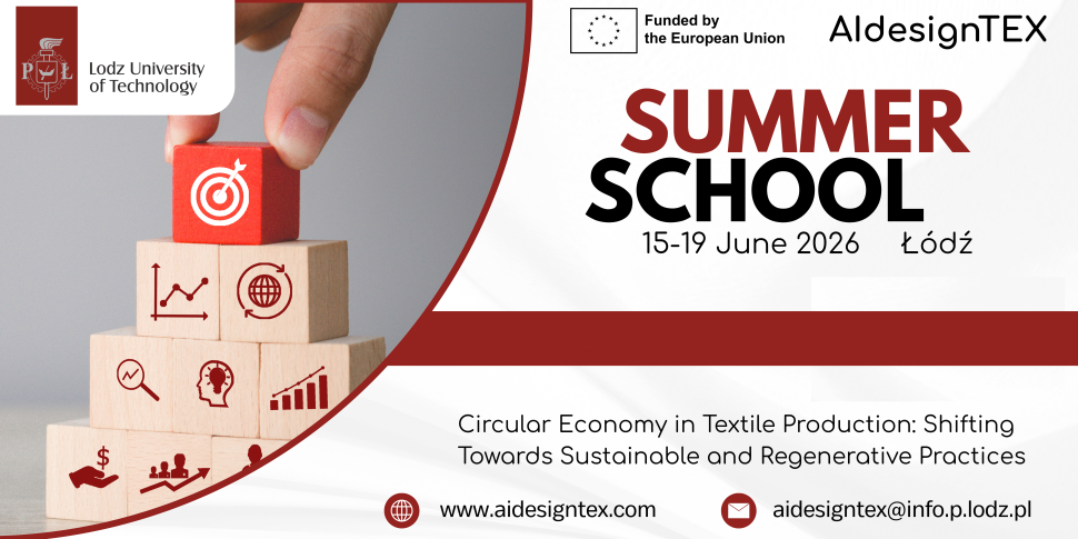Harmonogram Summer School - „Circular Economy in Textile Production: Shifting Towards Sustainable and Regenerative Practices”