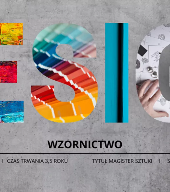 Baner promocyjny Wzornictwo studia pierwszego i drugiego stopnia